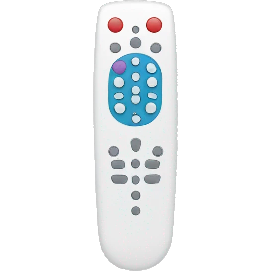 simple white remote emoji