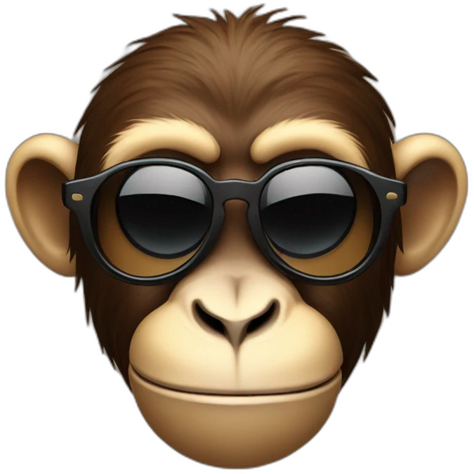 cool monkey with sunglasses emoji
