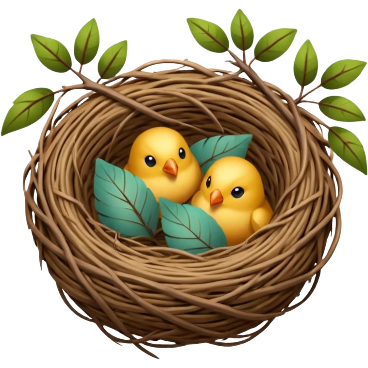 birdnest emoji