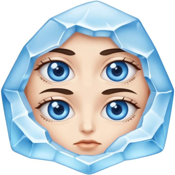 Your eyes like icebergs emoji