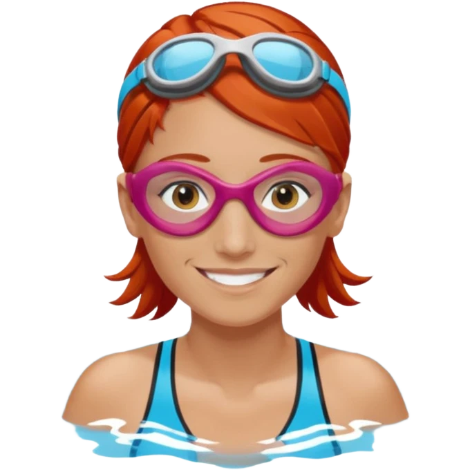 Triathlon Mhairi red hair emoji