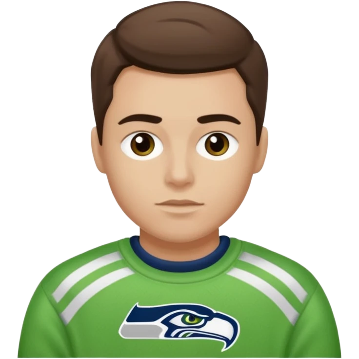 Create an emoji of me with a seahawks sweater emoji