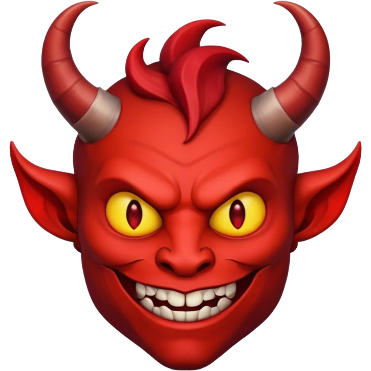 The devil emoji