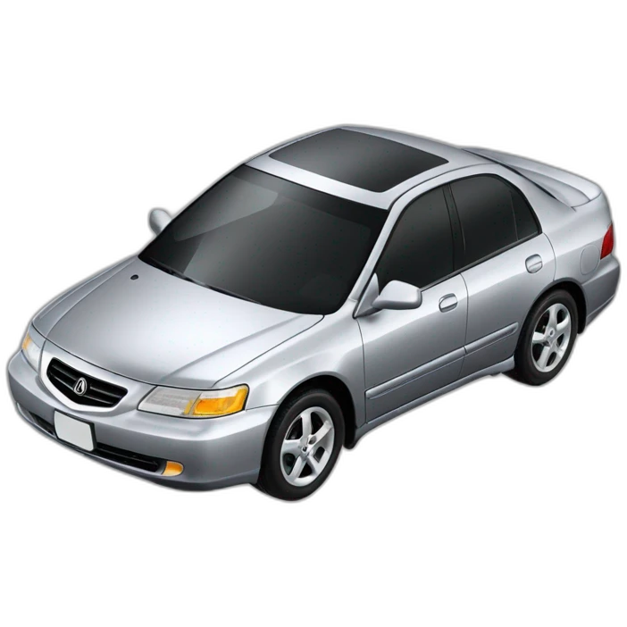 silver 2002 acura 1.7 EL emoji