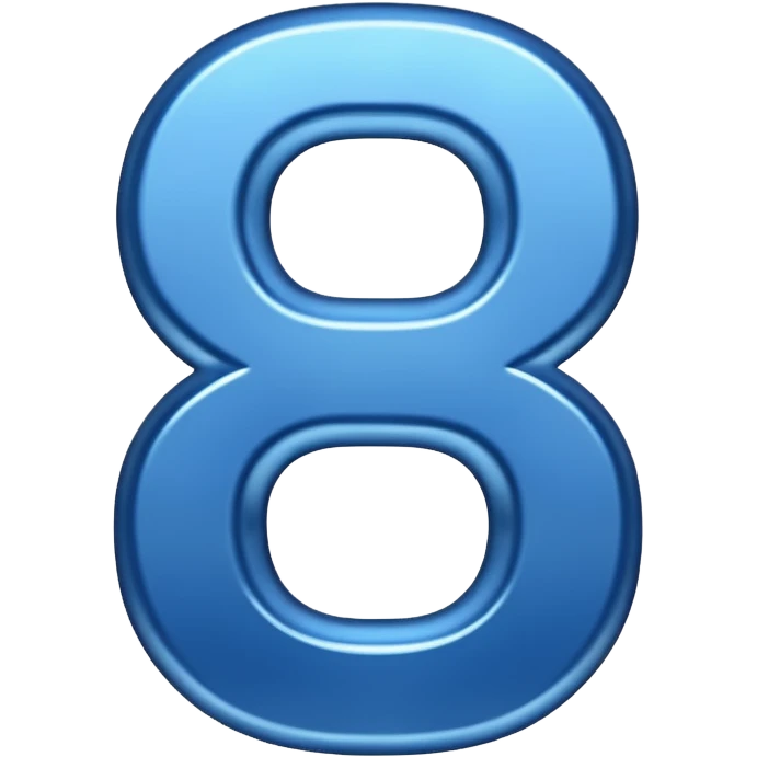 the number 89 in blue emoji