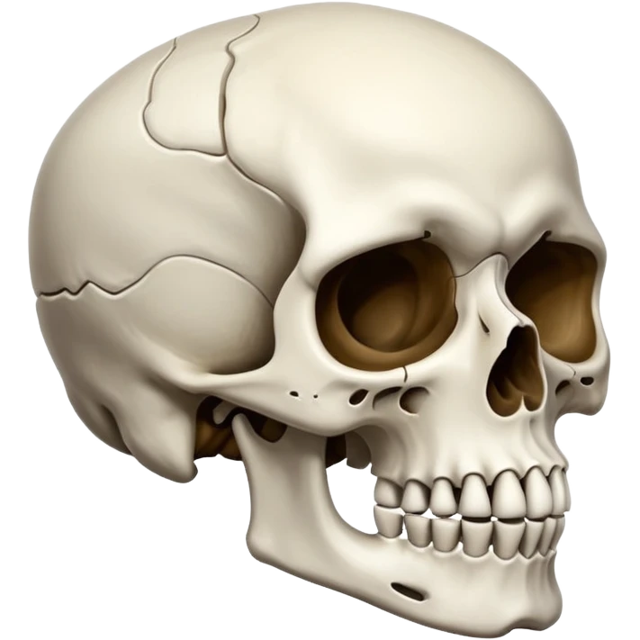 Skull to the side emoji