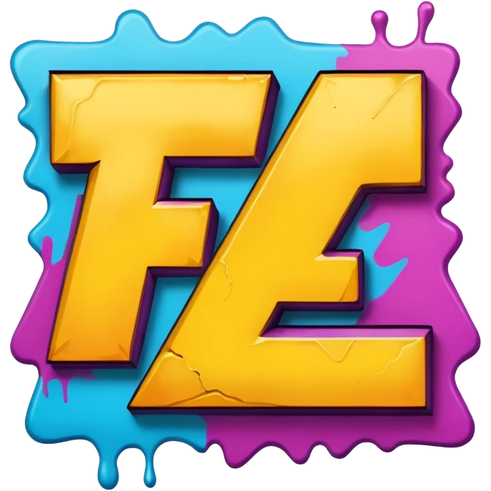 Граффити надпись: 72 emoji