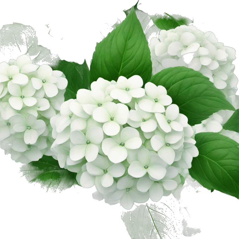 White Hydrangea emoji