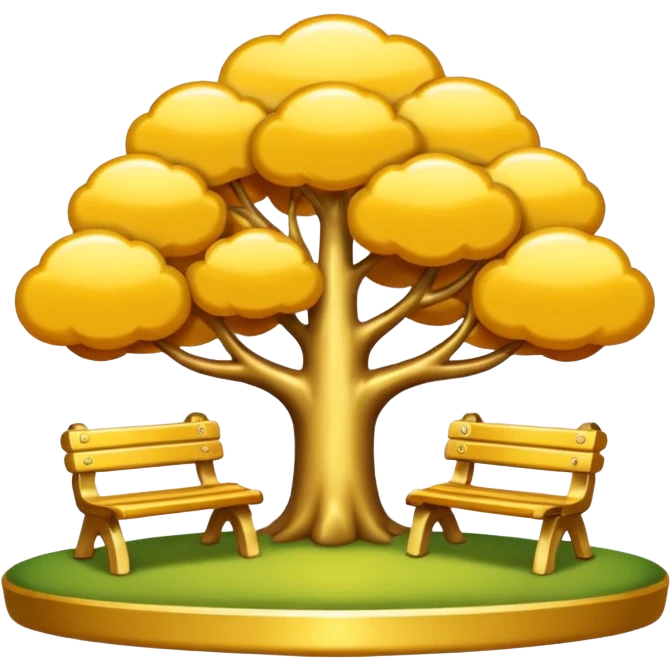 park golden icon emoji