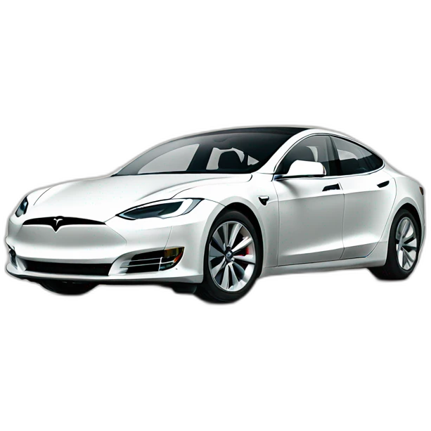White Tesla emoji