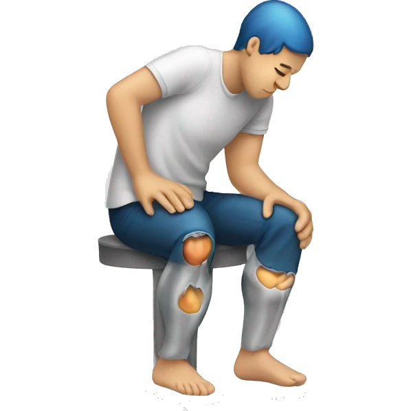 Knee pain emoji