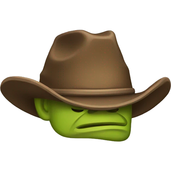ogre cowboy hat emoji
