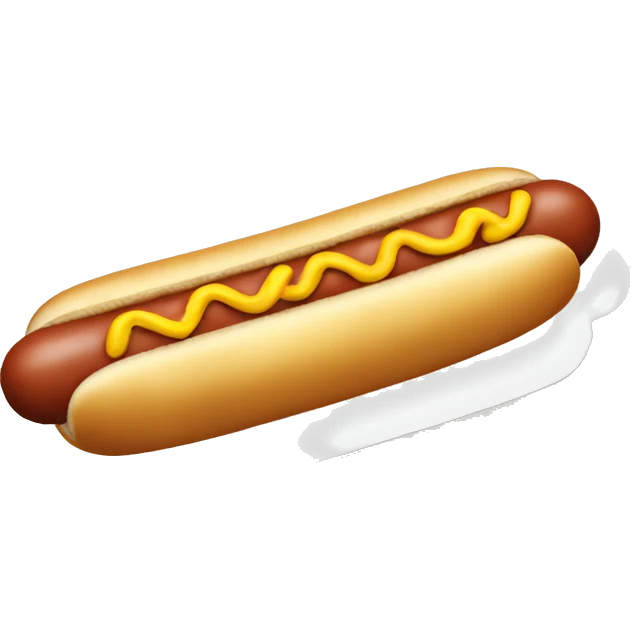 A hotdog emoji with “hicks” spelled in the mustard emoji