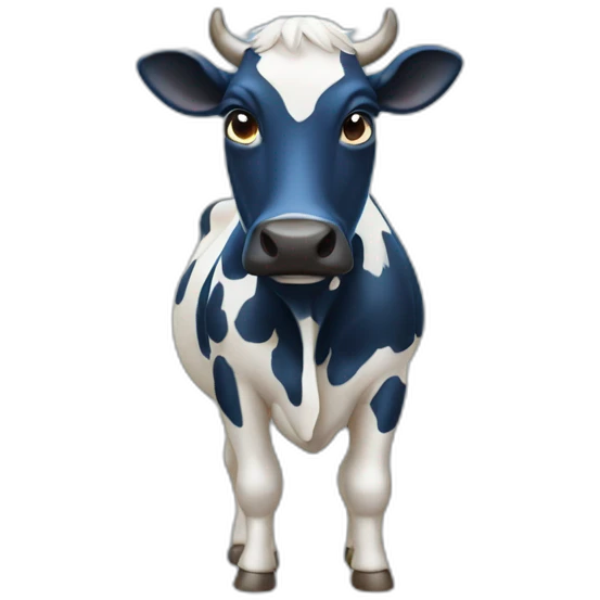 vache bleue emoji