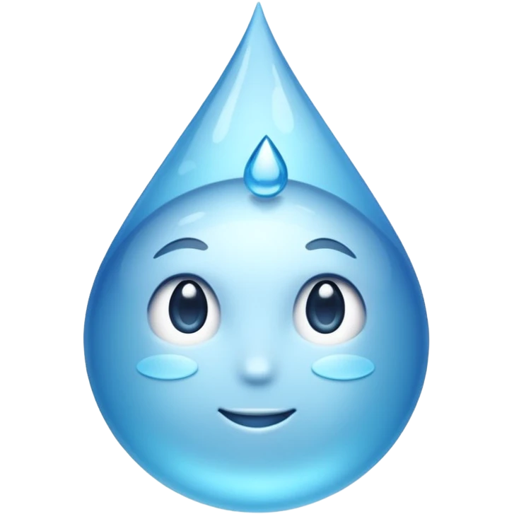 Cute water emoji