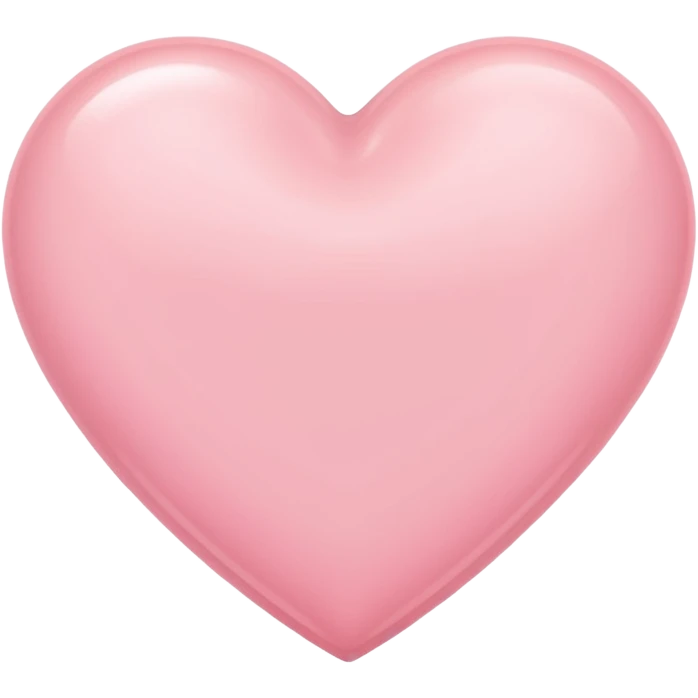 Light pink heart  emoji