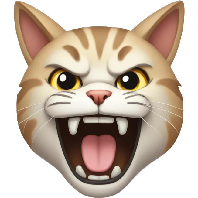 angry cat emoji