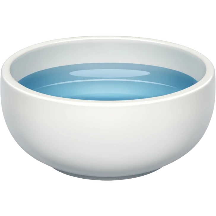 A simple water bowl emoji
