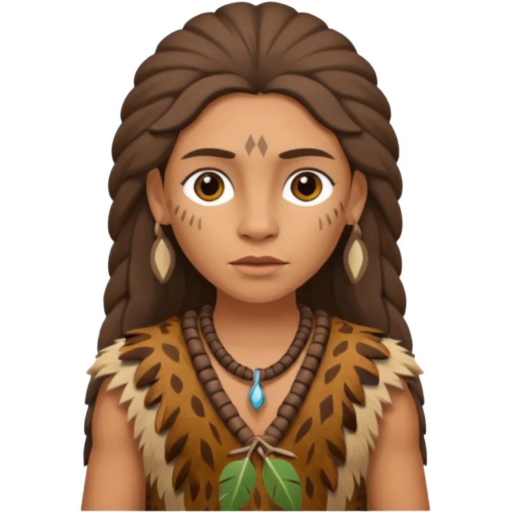 Cro-Magnon early human woman emoji