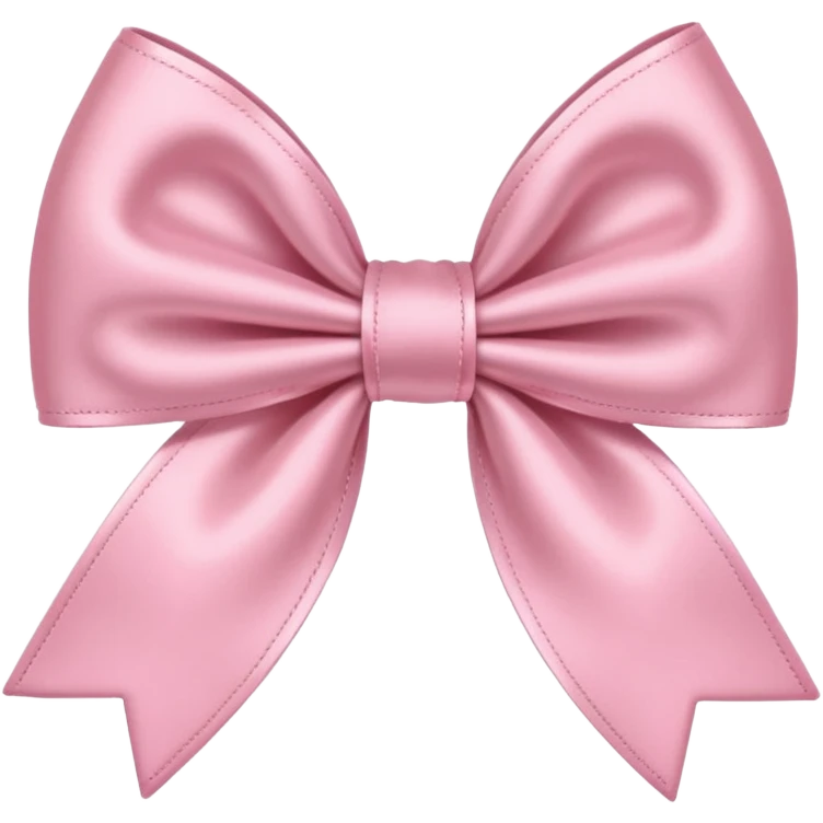 Baby pink bow emoji