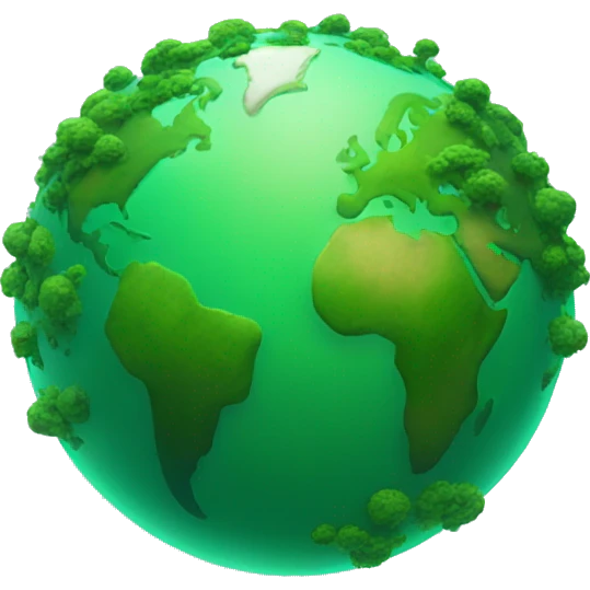 Green planet emoji