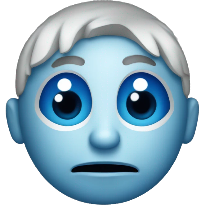 Blue emoji emoji