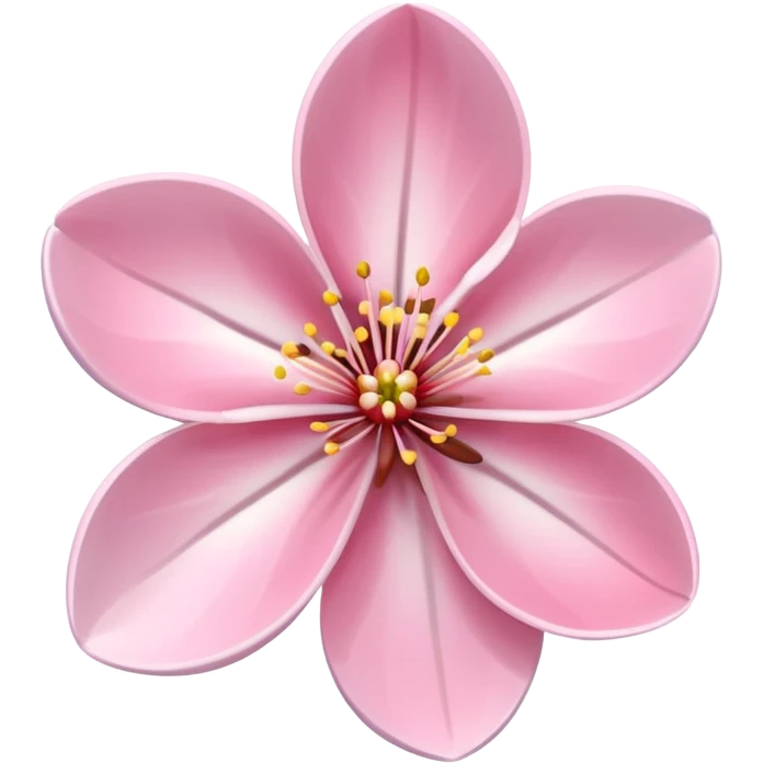 white snow cherryblossom emoji