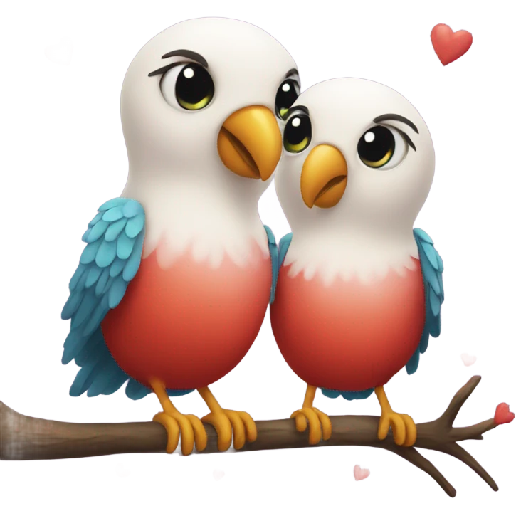 love birds emoji