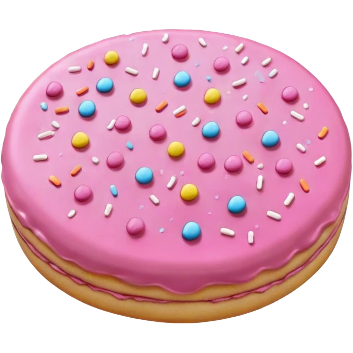 pink sugar cookie emoji