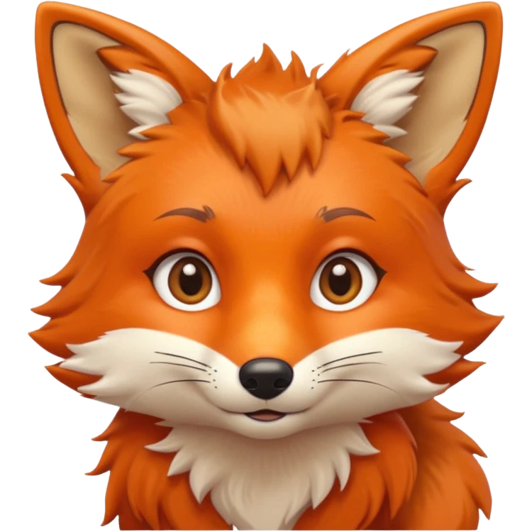 Doing selfie fox face emoji