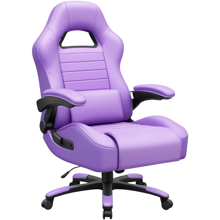 Pastel purple gaming chair emoji