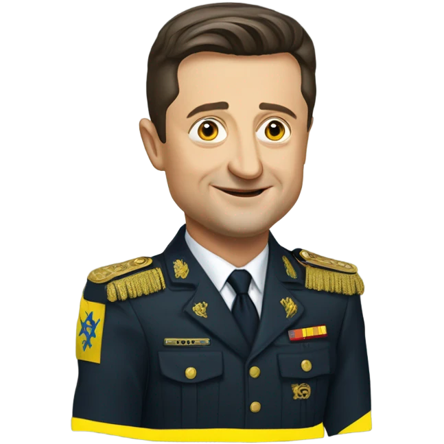 Presented of Ukraine Vladimir Zelensky emoji