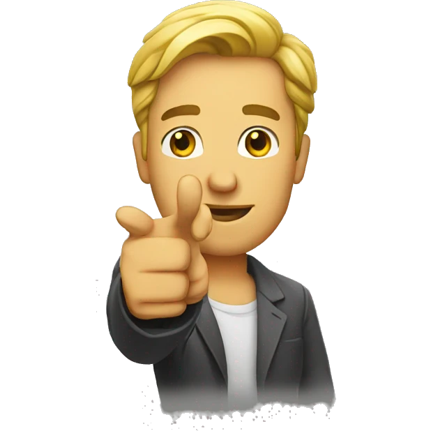 MAN POINTING AT YOU emoji