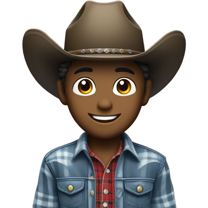 smiling cowboy boy emoji