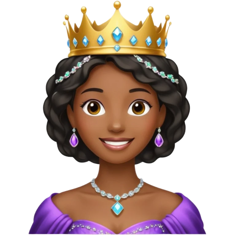 princesa negra emoji