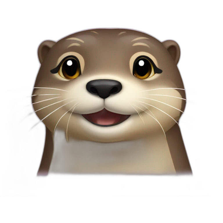 Une loutre emoji