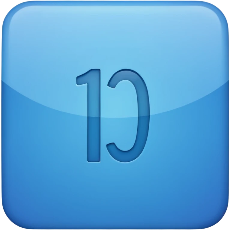 number eleven with blue square emoji emoji