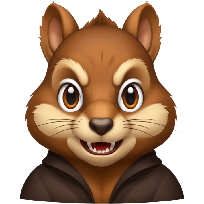 Evil squirrel  emoji