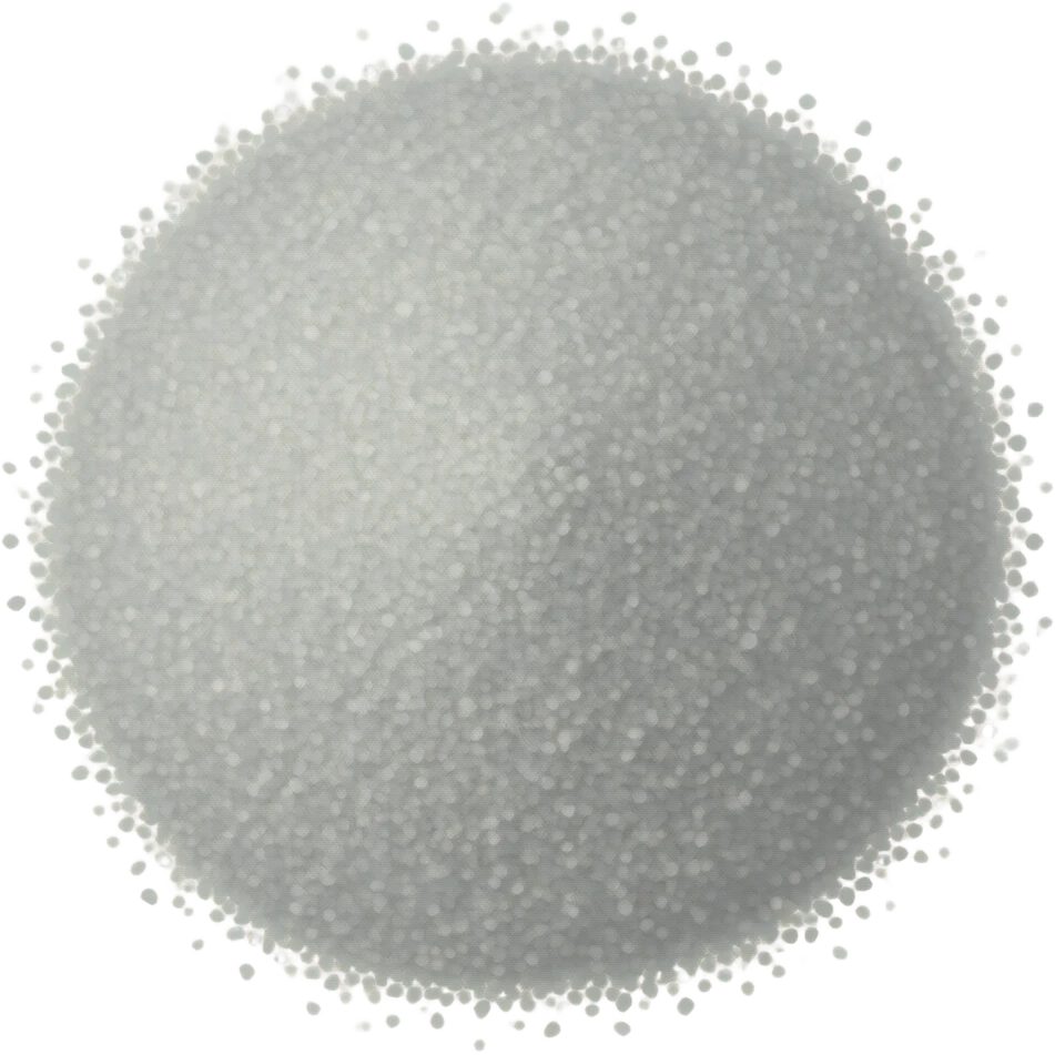 Magnesium Glycinate Crystal powder up close emoji