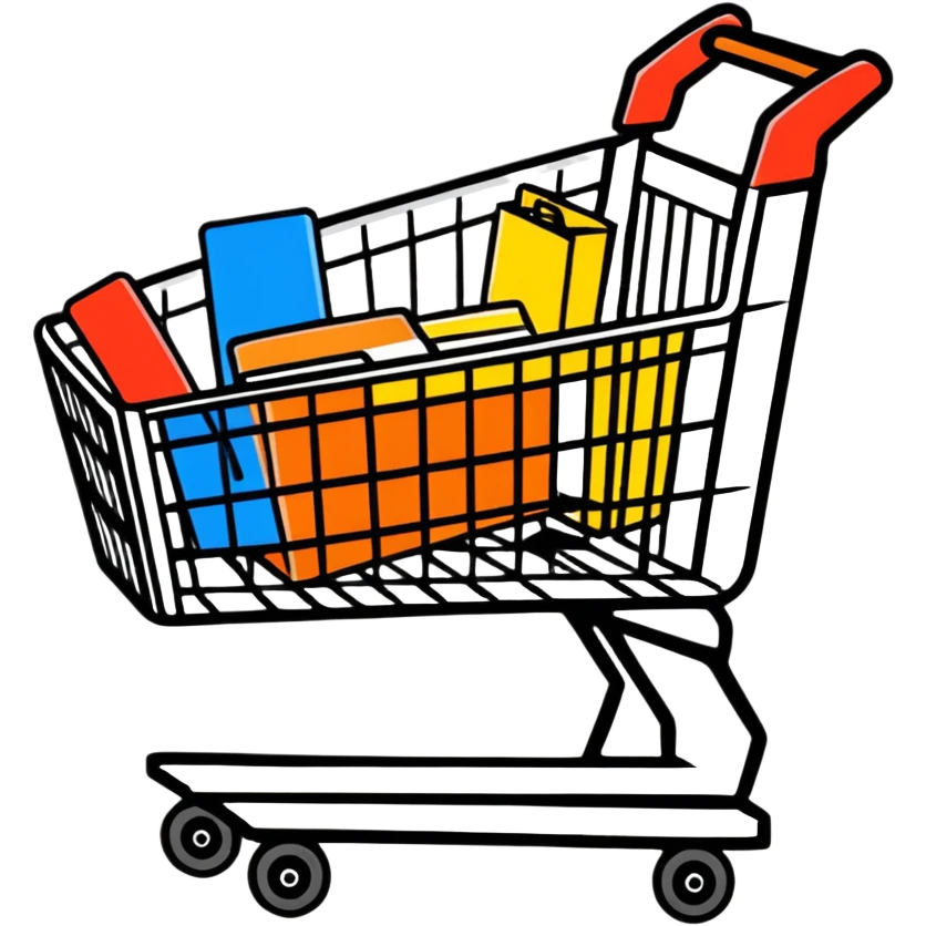 shopping cart emoji