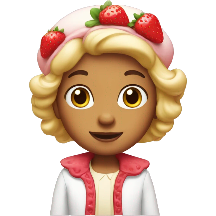 strawberry shortcake  emoji