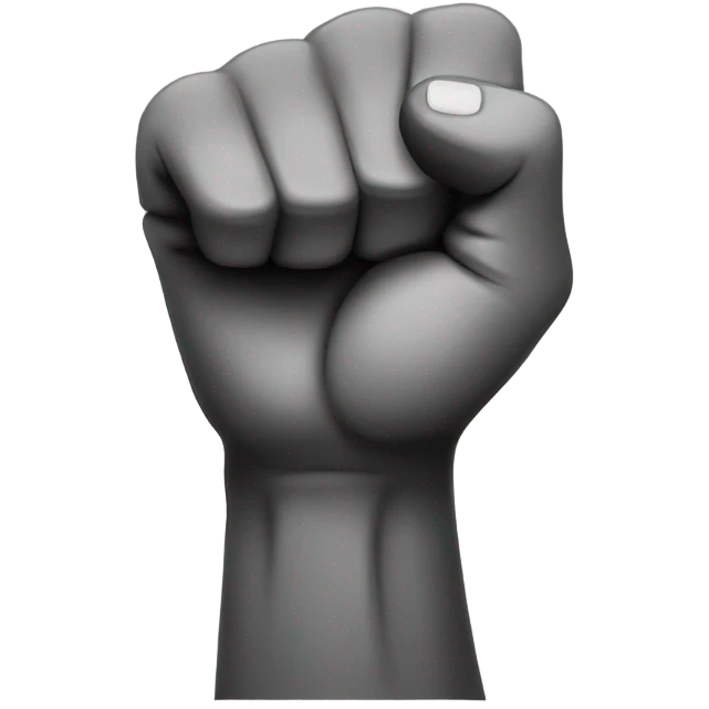 Fist in the air emoji