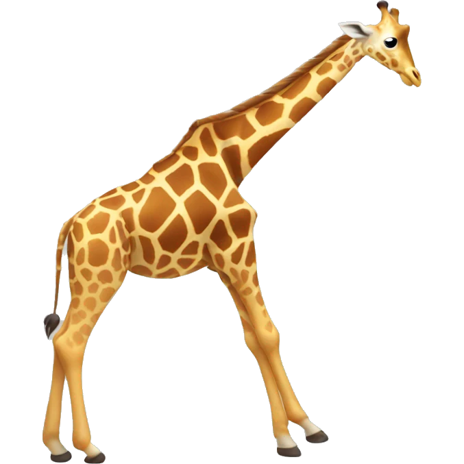 giraffe doing a cartwheel emoji