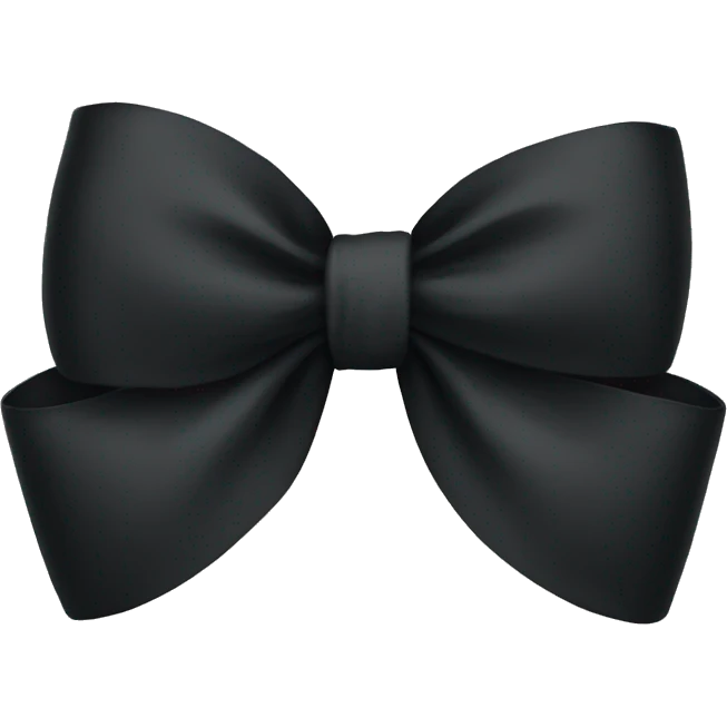 black bow emoji