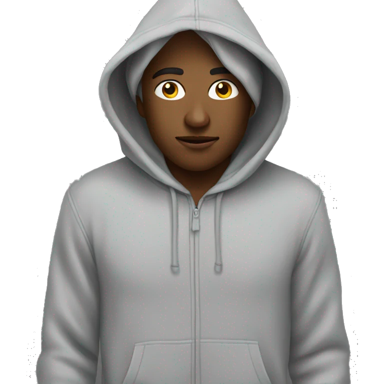hoodie grey emoji