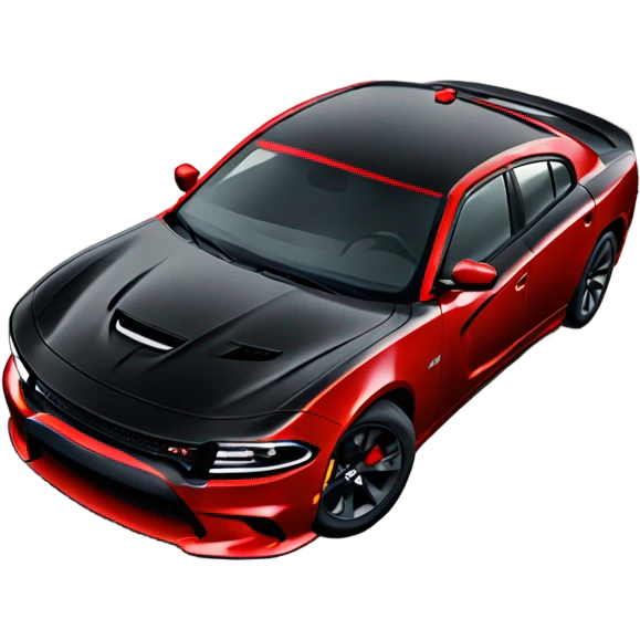 Dodge charger hellcat  emoji