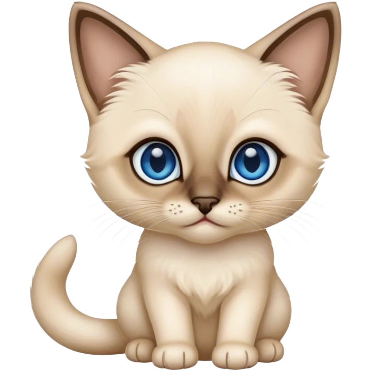 Siamese kitten emoji