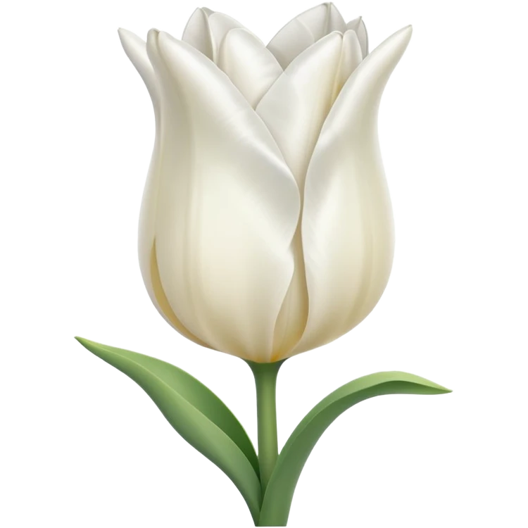 White tulip emoji