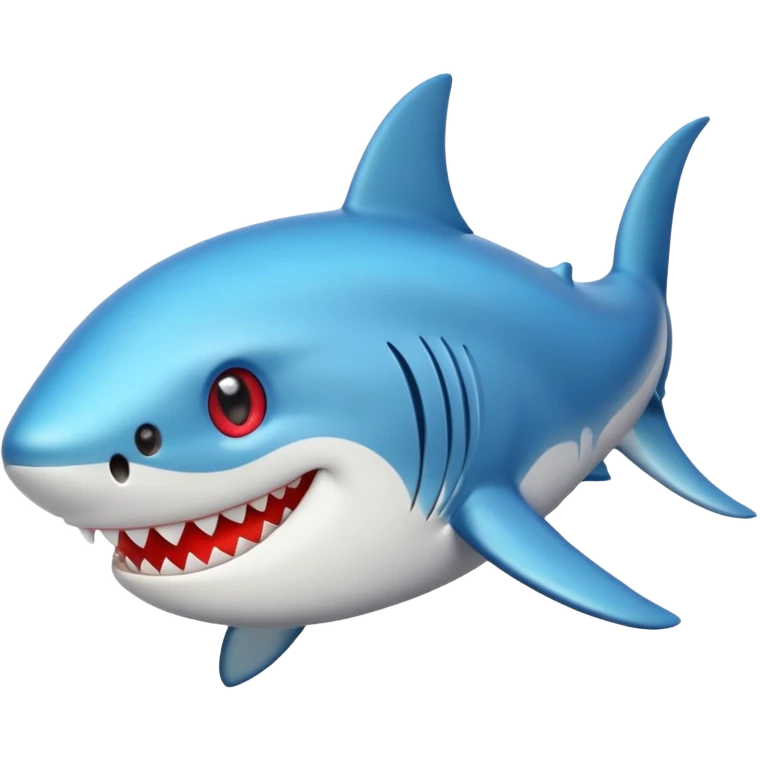 Tiburón con ojos de corazon emoji