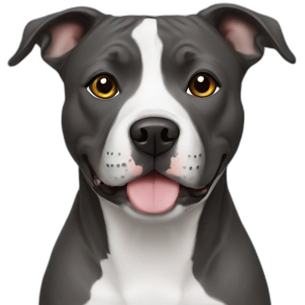 Staffie blue emoji